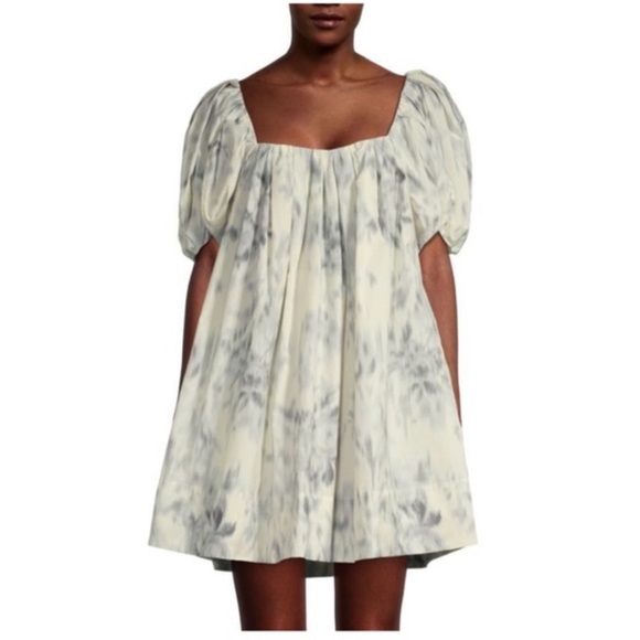 REBECCA TAYLOR Whisper Rose Babydoll Dress - Picture 1 of 12